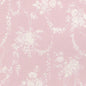 1:12, 1" Scale Dollhouse Miniature Wallpaper Pink Floral Swag (3 sheets)