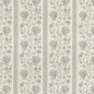 1:12, 1" Scale Dollhouse Miniature Wallpaper Green Floral Stripe (3 sheets)