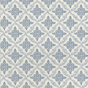 1:12, 1" Scale Dollhouse Miniature Wallpaper Blue Diamond (3 sheets)