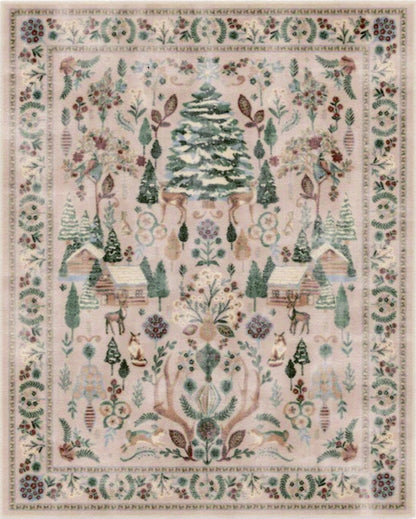 1:12, 1" Scale Dollhouse Miniature Area Rug 7-3/8" x 9-3/8"