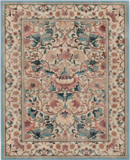 1:12, 1" Scale Dollhouse Miniature Area Rug 7-1/8" x 8-3/4"
