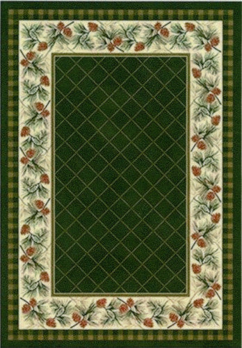1:12, 1" Scale Dollhouse Miniature Area Rug 7" x 10"
