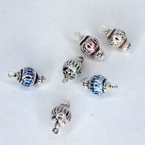 1:12 Scale Dollhouse 8mm Aluminum Diamond Cut Christmas Ornaments