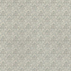1:48, 1/4" Scale Dollhouse Miniature Wallpaper Grey/Green Damask
