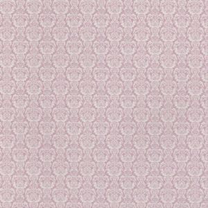 1:48, 1/4" Scale Dollhouse Miniature Wallpaper Pink Damask