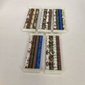 Miniature Packaged Christmas Wrapping Paper 4 Rolls Assorted Patterns