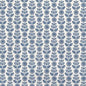 1:12 Scale Dollhouse Miniature Wallpaper Navy Floral Stripe (3 sheets)