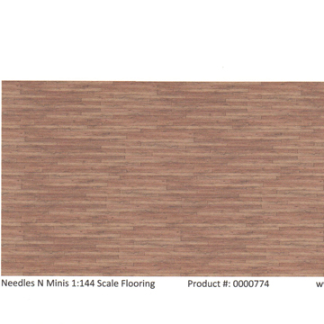 1:144 Scale Hardwood Flooring Paper