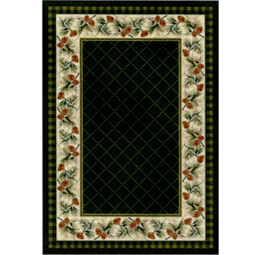 1:48 Scale Dollhouse Area Rug 0001957 approximately 1-15/16" x 2-5/8" 