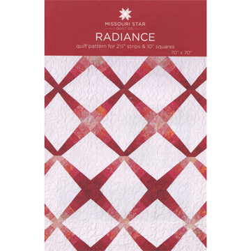 Radiance Quilt Pattern for 2-1/2" strips & 10" squares