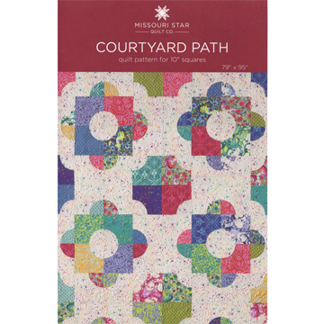 Courtyard Path Quilt Pattern for 5" Squares