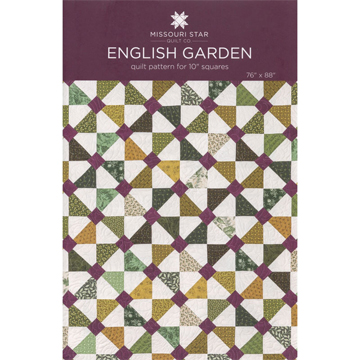 English Garden Quilt Pattern for 10" Squares