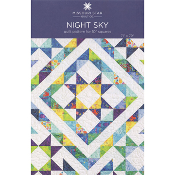 Night Sky Quilt Pattern for 10" Squares