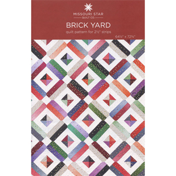 Brick Yard Quilt Pattern for 2-1/2" Strips