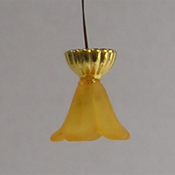 1:48, 1/4" Scale Dollhouse Miniature 3V Large Ceiling Mounted Light Fixture