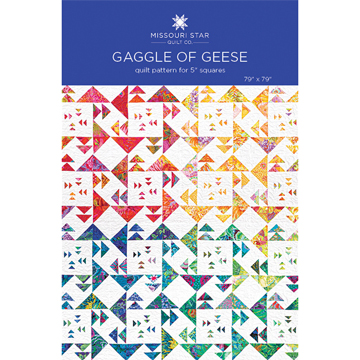 Gaggle of Geese Quilt Pattern for 5" Squares by Missouri Star Quilt Co.