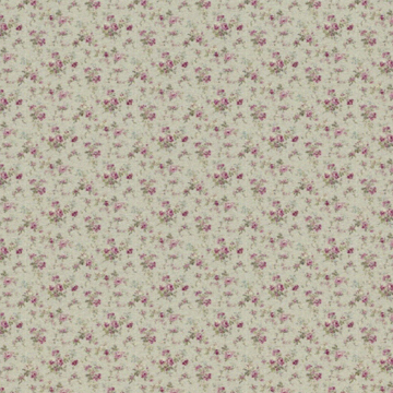 1:48, 1/4" Scale Dollhouse Miniature Wallpaper Green Floral