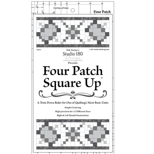 Deb Tucker's Four Patch Square Up Quilting Ruler