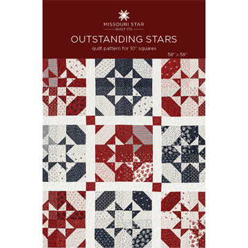 Outstanding Stars Quilt Pattern for 10" Squares