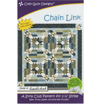Chain Link for 2-1/2" Strips Quilt Pattern