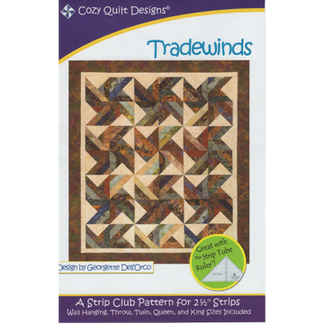 Tradewinds for 2-1/2" Strips Quilt Pattern