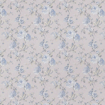1:24, 1/2" Scale Dollhouse Miniature Wallpaper Blue on Grey (3 SHEETS)
