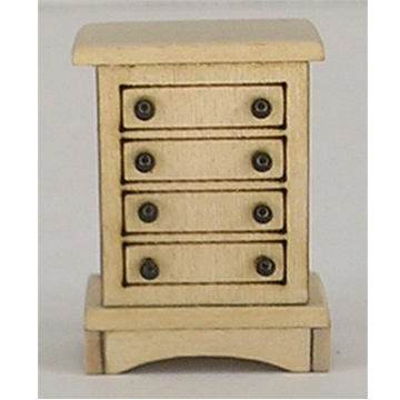 1:48, 1/4" Scale Dollhouse Miniature Furniture Kit Heavy Dresser